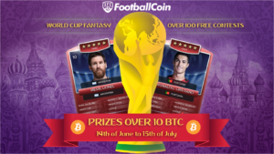 FootballCoin getting ready for the World Cup 2018 tournament